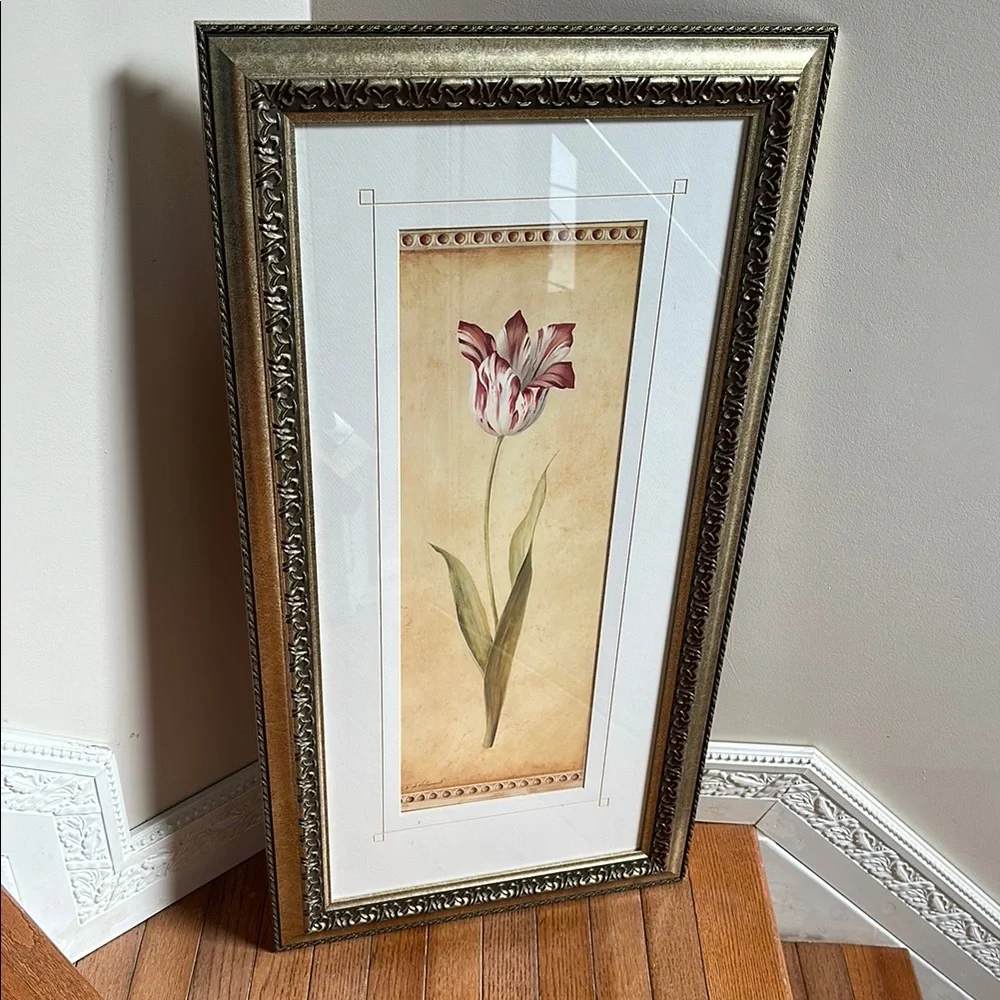 Fabrice de Villeneuve Floral Framed Print - Picture 1 of 6